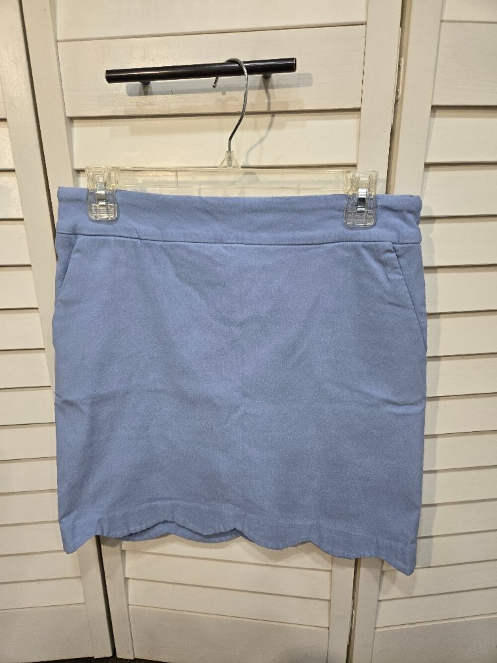 Skort Patchington, Periwinkle, Like New, Size 10 but more like a size 8, scallop